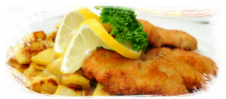 Schnitzel-Grünen Tanne Schermen